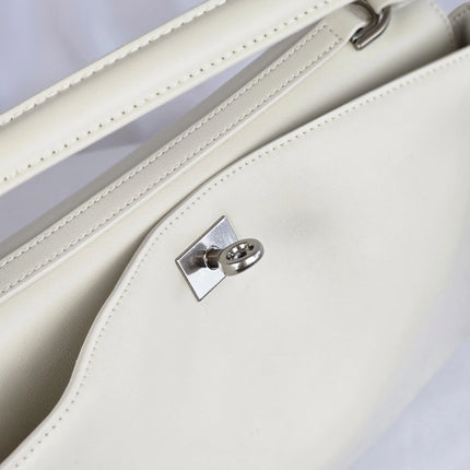 Geantă Extender White din 100% Piele Naturală