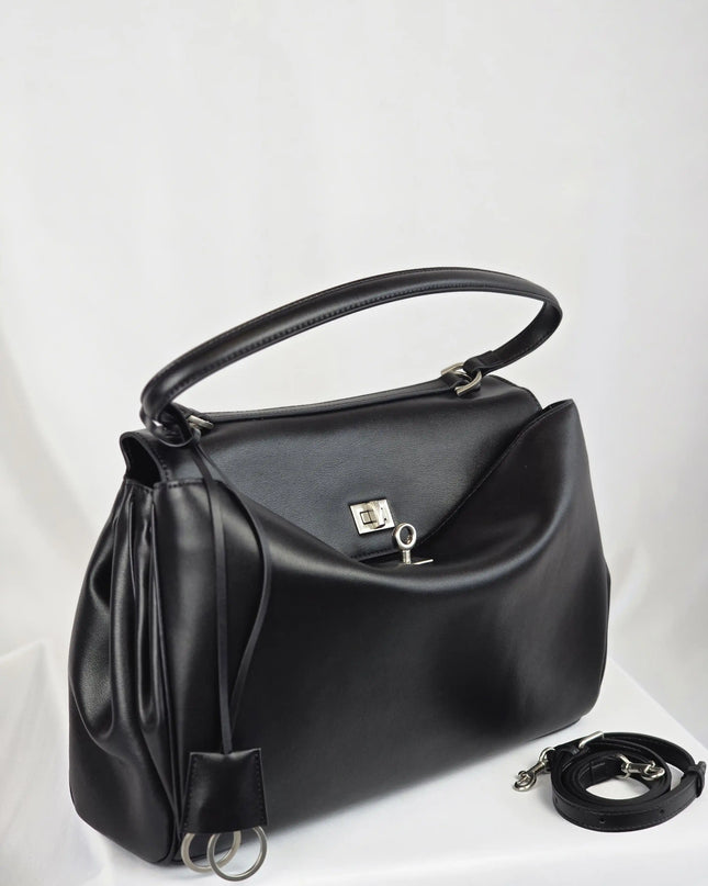 Geantă Extender Black din 100% Piele Naturală