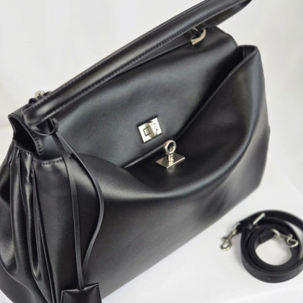 Geantă Extender Black din 100% Piele Naturală