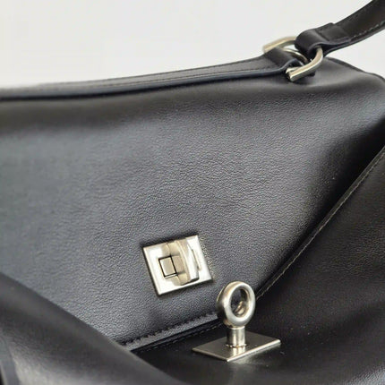 Geantă Extender Black din 100% Piele Naturală