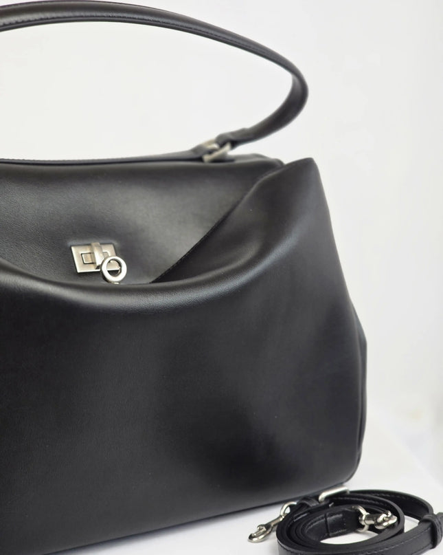 Geantă Extender Black din 100% Piele Naturală