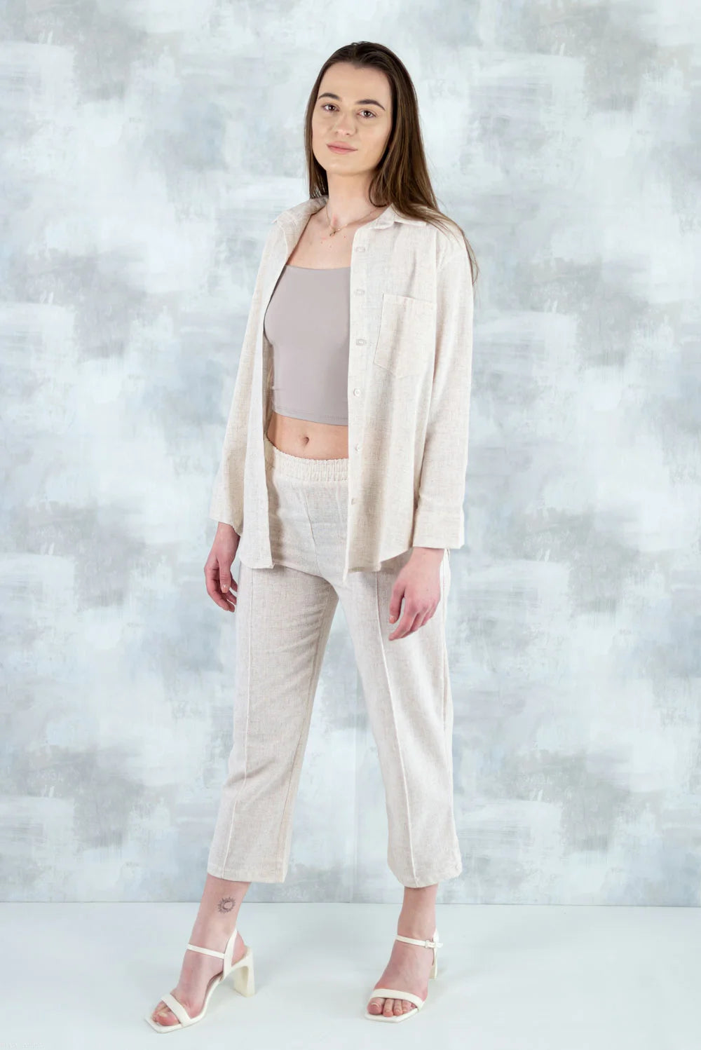 Set cămașă și pantaloni bumbac 5009-010 - NIZIA