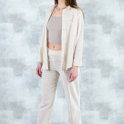 Set cămașă și pantaloni bumbac 5009-010 - NIZIA