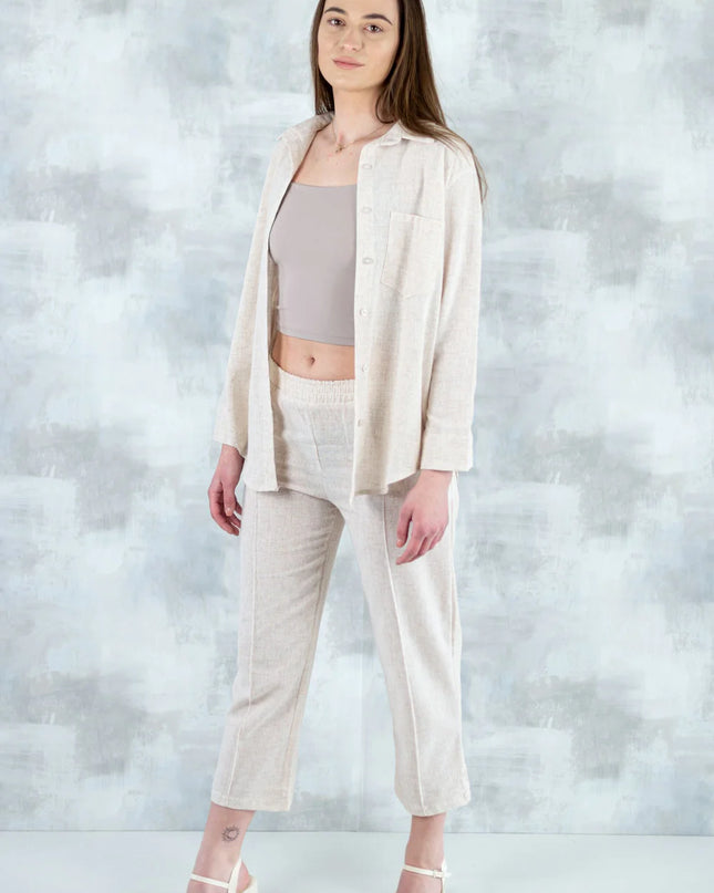 Set cămașă și pantaloni bumbac 5009-010 - NIZIA
