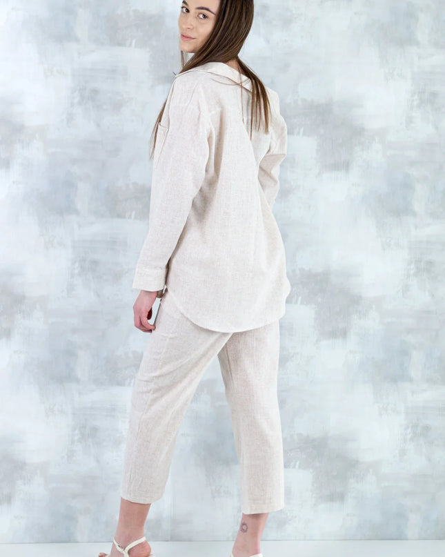 Set cămașă și pantaloni bumbac 5009-010 - NIZIA