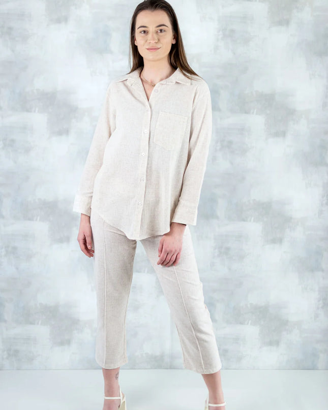 Set cămașă și pantaloni bumbac 5009-010 - NIZIA