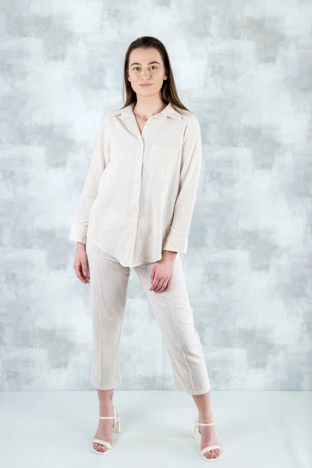 Set cămașă și pantaloni bumbac 5009-010 - NIZIA