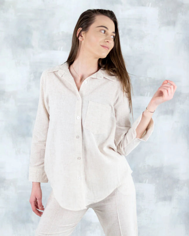 Set cămașă și pantaloni bumbac 5009-010 - NIZIA
