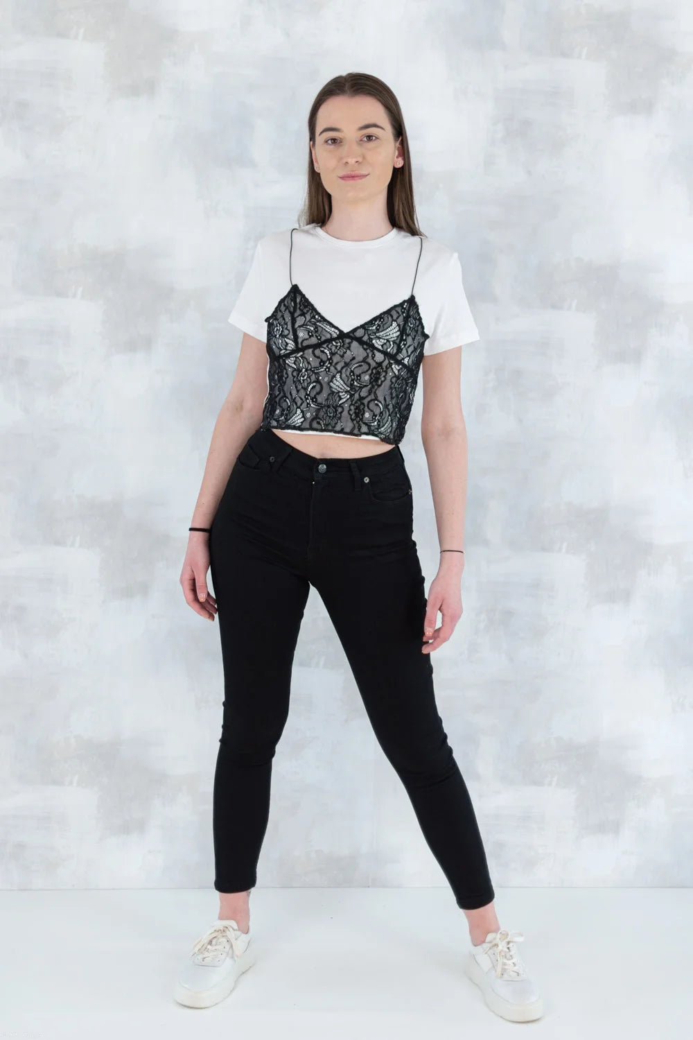 Blug skinny - negru 1001-006 - NIZIA