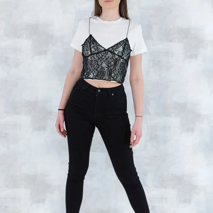 Blug skinny - negru 1001-006 - NIZIA