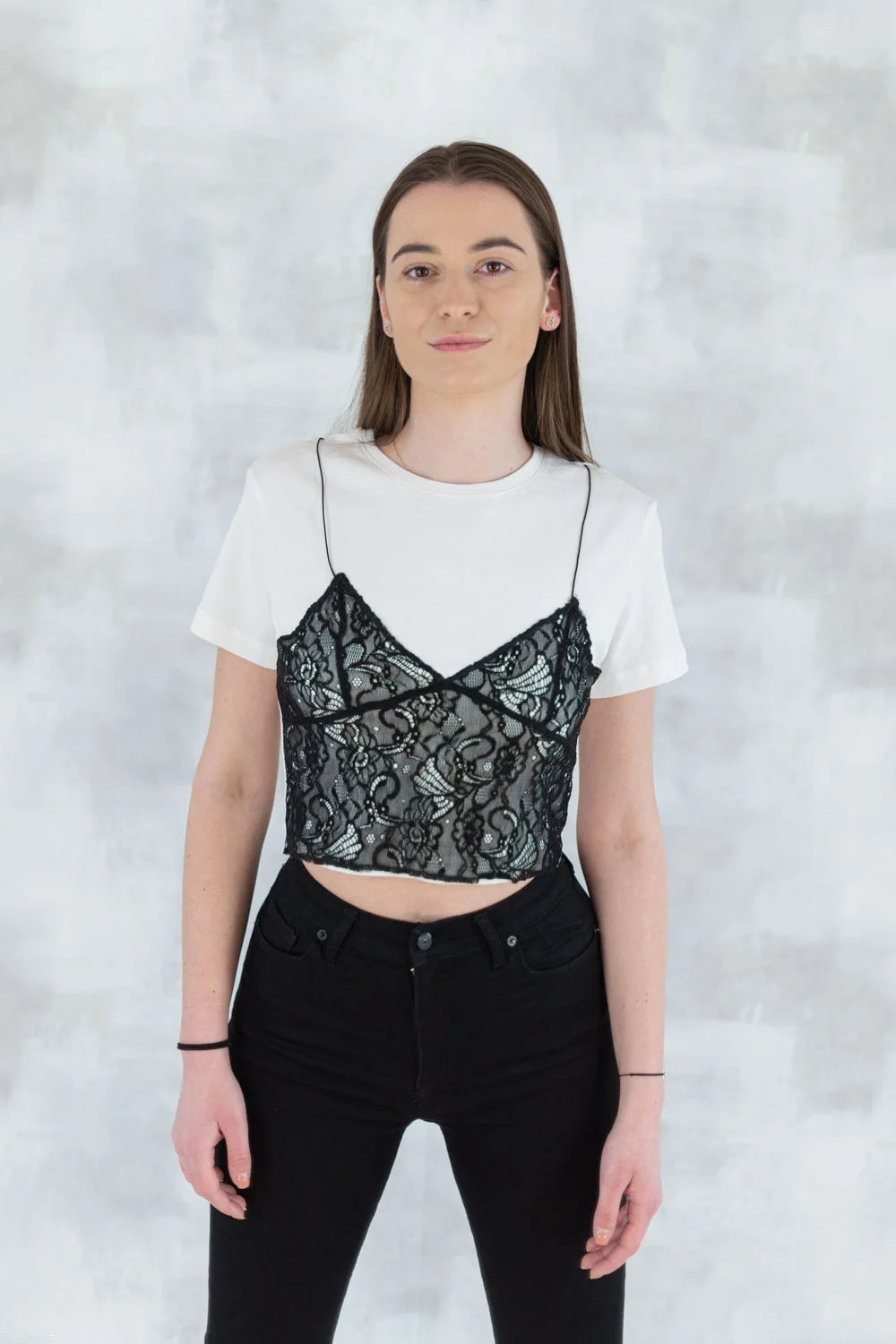 Blug skinny - negru 1001-006 - NIZIA