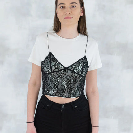 Blug skinny - negru 1001-006 - NIZIA