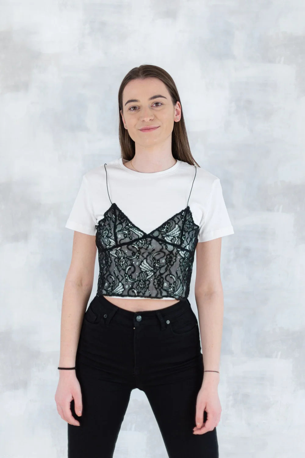 Blug skinny - negru 1001-006 - NIZIA