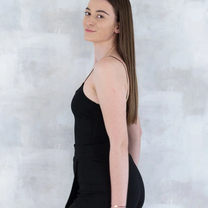 Fustă pantalon neagră – confort și stil într-o singură piesă 6001-011 - NIZIA